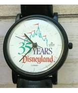 Lorus Watch 35 Years Disneyland New Battery Swatch Style SPEIDEL LEATHER... - $14.37