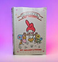 Sanrio My Melody and Friend Spiral Notebook Vintage 1976 Made in USA - €50,86 EUR