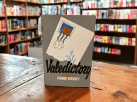 VALEDICTORY  Frank Rooney 1st Edition 1st Printing Hardcover - Dust Jacket 1974 - £71.48 GBP