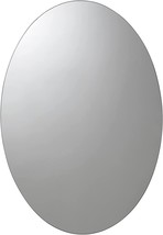 Croydex Tay Oval Medicine Cabinet With Overhanging Mirror Door, Polished - £63.78 GBP