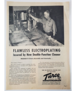 1944 Turco Manufacturing Inc Vintage WWII Print Ad Flawless Electroplating - £7.88 GBP