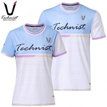 TECHNIST 2024 Unisex Short Sleeve T-Shirt Badminton Tee Top Asia-Fit NWT TNT6426 - £34.52 GBP