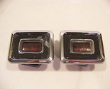 1968 CHRYSLER IMPERIAL REAR MARKER LIGHTS RED PAIR LEBARON CROWN COUPE  - $71.99
