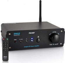 100W Bluetooth Audio Stereo Amplifier - 110/240V, 2 Ch.Pro Audio, Pyle Pda46Bt.5 - £67.21 GBP