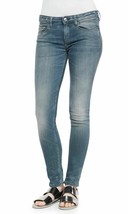 IRO Paris Donne Jeans Kim Aderenti Elastico Blu Taglia 27W - $104.81