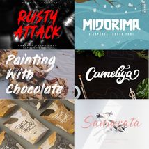 Brush Font 150+ Bundle Handwriting Sans Cute Girly Procreate Instant Dow... - $112.04 MXN