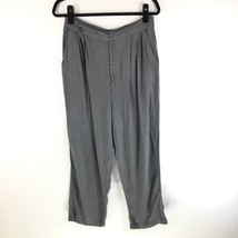 Urban Outfitters Womens Pants Trouser Soft Pleated Pockets Straight Leg Gray 10 - £15.37 GBP