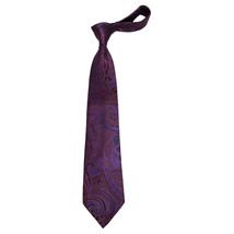 Men&#39;s 100% Silk Necktie By Bruno Piattelli Paisley Floral Fancy BP16 Pin... - £38.67 GBP