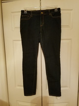 MICHAEL KORS WOMEN&#39;S SIZE 6 DARK BLUE SKINNY JEANS - £20.90 GBP