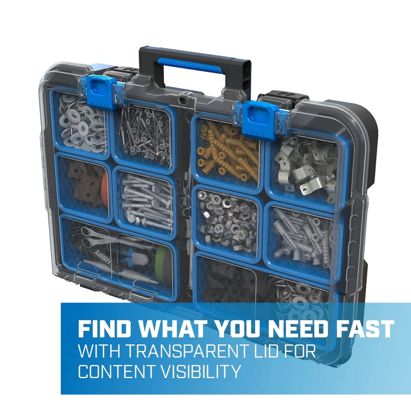 Stack System Tool Box with Removable Organizer Bins, Fits Modular Storage System Item image 3