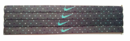 Nike Unisex Running All Sports GRAY POLKA DOTS Design SET OF 2 Headbands... - £7.99 GBP