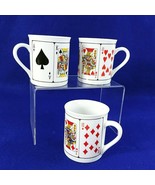 Coffee Mugs Cups Royal Flush Poker Jobar International Diamonds Hearts S... - £34.78 GBP