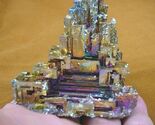 r54-2) big 14 oz Bismuth rainbow crystal element Bi gemstone Mineral spe... - $334.99