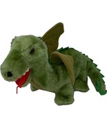 Vintage Dragon 1980 R Dakin Stuffed Green Plush Toy - $19.20