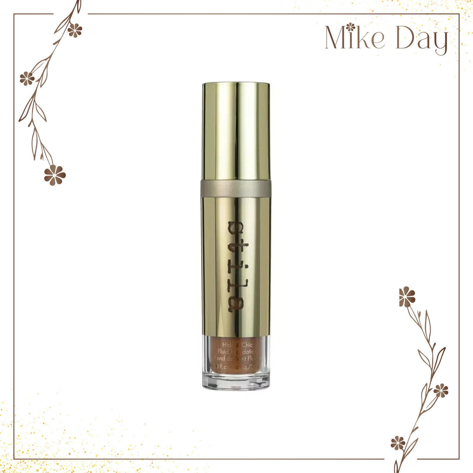 Stila Hide &amp; Chic Fluid Foundation 30 ml - deep 1 - BRAND NEW IN BOX - $12.86
