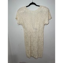 Vintage Lace Cocktail Dress Plunging V Back Union Tag -Late Edition Size... - €16,74 EUR