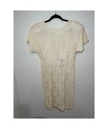 Vintage Lace Cocktail Dress Plunging V Back Union Tag -Late Edition Size... - €16,74 EUR