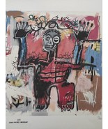 Jean-Michel Basquiat Signed Lithograph Red Leg King with Ceritficate - £54.25 GBP