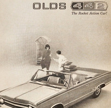 1965 Oldsmobile 442 Rocket Action Car Advertisement Automobilia Classic ... - $27.38 CAD