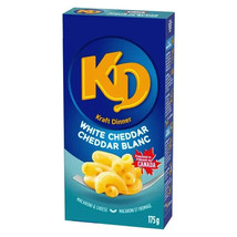 6 Boxes of KD Kraft Dinner White Cheddar Macaroni & Cheese Pastas 175g Each - $32.90