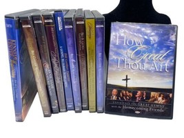 Gaither Vocal Band DVDs Set Lot 10 Bill &amp; Gloria Homecoming Gospel Series ++ - £58.61 GBP