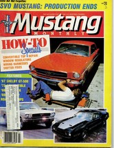 Mustang Monthly Magazine Rare Vintage July 1986 Issue Ford SVO How To Specials - £6.67 GBP