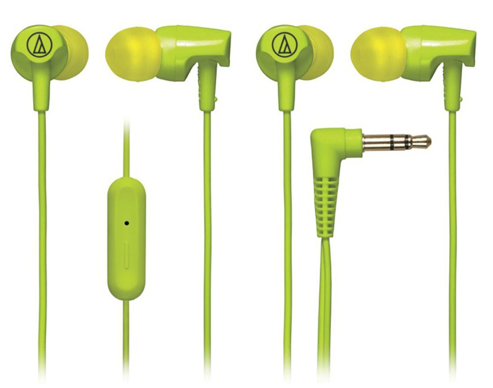 Primary image for Audio-Technica InEar Headphones with In-line Mic & Control-Green -ATH-CLR100ISLG