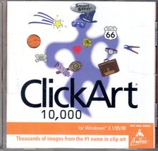 Click Art 10,000 CD Rom for Windows  PC  Software - £3.97 GBP