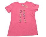 Sequined Legs Pink Women's T Shirt Medium Size - $9.89