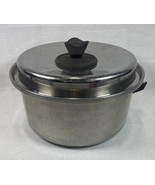 Stainless Steel 3 1/2 Qt Pot And Lid - Missing Handle - $9.14 CAD