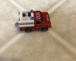 Micro Machines Red Datsun Fire &amp; Rescue Truck SFFD - $11.88