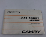 2001 Toyota Camry Owners Manual Handbook OEM J03B40012 - $22.27