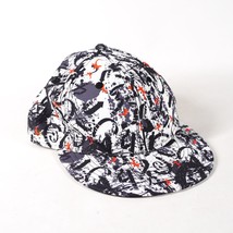 Quanhaigou Graffiti Baseball Hat Visor Cap Adjustable Snapback Black White Red - £10.10 GBP