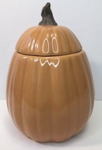 Hallmark Ceramic Pumpkin Lidded Fall Autumn Tabletop Home Decor 5.5&quot; - $20.00