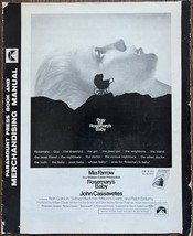 Roman Polanski&#39;s ROSEMARY&#39;S BABY (1968) Complete Pressbook w/Booklet Devil Cult - $150.00