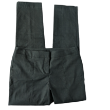 Worthington Womens Tapered Leg Dress Pants Size 8 Black Pinstriped Business - $28.71