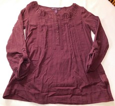 Gloria Vanderbilt Women&#39;s Ladies Long Sleeve Shirt Top Size PS Petite Small NWT - $23.16