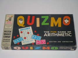 Milton Bradley 1972 Quizmo Arithmetic Board Game #9309 COMPLETE - £10.93 GBP