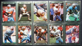 1990 Action Packed Houston Oilers Team Set of 10 Football Cards - £4.70 GBP