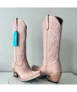 Lane SMOKESHOW Womens Cowboy Boots 8.5 Pink Leather Western Cowgirl Mid ... - $381.68 CAD