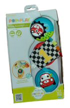Infantino Pop &amp; Play 3-Piece Cars Red Activity Pods Baby Toys 0+ Months - £11.29 GBP