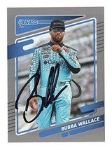 Autographed Bubba Wallace 2022 Donruss Racing (#23 Columbia Team) Rare Gray Para - £46.76 GBP