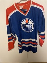 Edmonton Oilers Wayne Gretzky Vintage Sandow SK NHL Hockey Jersey RARE medium - $88.08