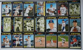 2020 Topps Heritage Houston Astros Base Team Set of 21 Baseball Cards - £3.94 GBP