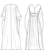 Folkwear #280 Resort Kaftan Sewing (Pattern Only) folkwear280 - $35.14 CAD