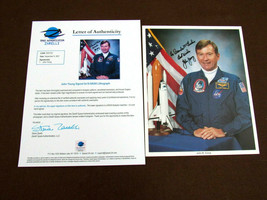 John Young Apollo 10 STS-1 Astronaut Signed Auto Nasa Litho Photo Zarelli Letter - £469.34 GBP