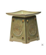 Scentsy Warmer Deluxe SENDAI Green Retired Asian Japanese Oriental Feng ... - £23.10 GBP