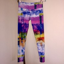 Onzie Mid-Rise Leggings (Not capris) Sz S/M Ocean, Clouds, Palms, Multi-... - £34.93 GBP