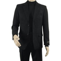 Men's Zacchi Sport Coat Patch Elbow Chenille Velveteen Bryan Black 74520 image 2