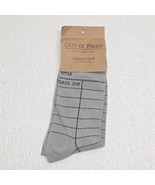 Out Of Print Socks Library Card Book Checkout Unisex Large - $20.71 CAD
